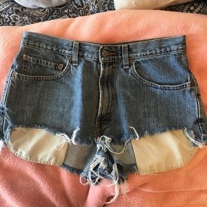 Levi Urban Renewal High Waisted Shorts